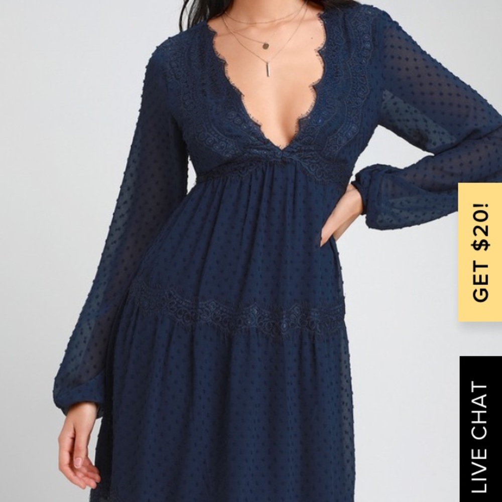 Blue dress